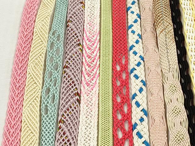 平和屋着物*夏物 和装小物 帯締め20本セット レース織 金銀糸 未使用あり 逸品 DABI0446xg