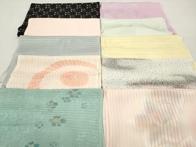 平和屋着物*夏物 和装小物 帯揚げ10枚セット 正絹 逸品 DABI0471xg