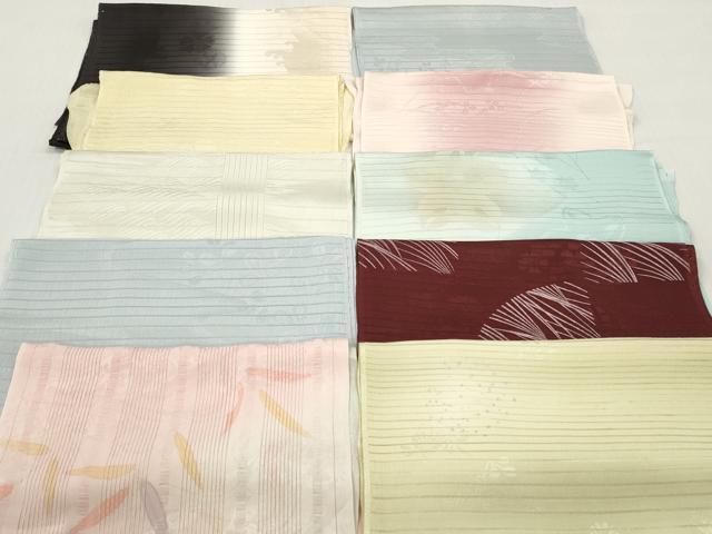 平和屋着物*夏物 和装小物 帯揚げ10枚セット 正絹 逸品 DABI0474xg