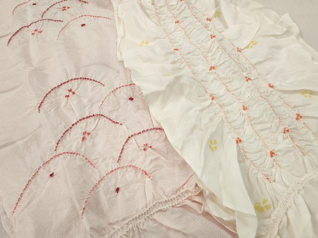 平和屋着物*夏物 和装小物 帯揚げ10枚 部分絞り 柄絞り 全て正絹 逸品 DABI0479xg