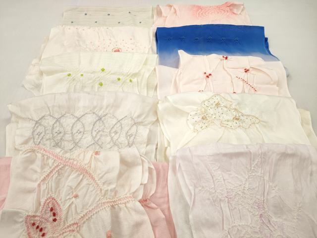 平和屋着物*夏物 和装小物 帯揚げ10枚 部分絞り 柄絞り 全て正絹 逸品 DABI0480xg
