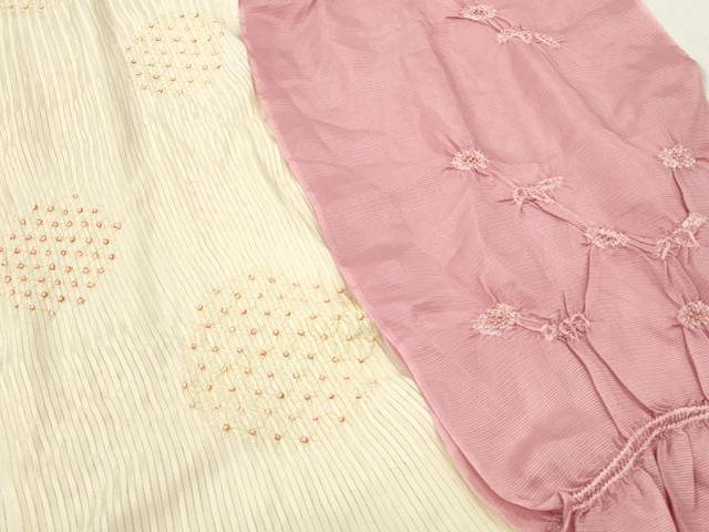 平和屋着物*夏物 和装小物 帯揚げ10枚 部分絞り 柄絞り 全て正絹 逸品 DABI0484xg