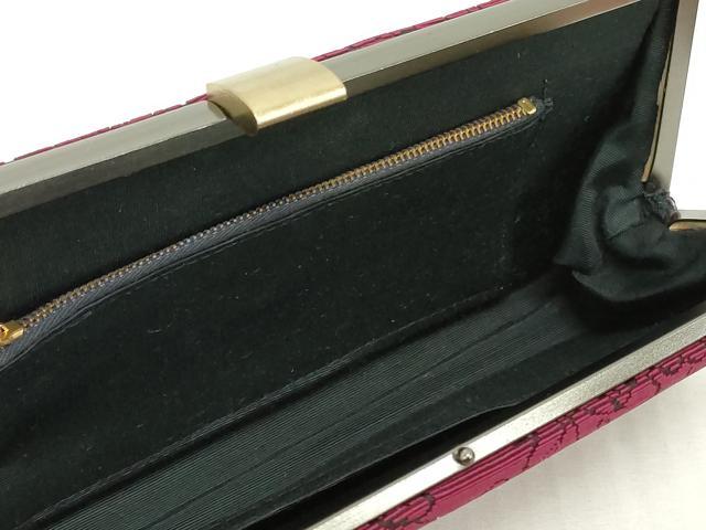 平和屋着物▼和装小物 和装バッグまとめて4点 ハンドバッグ クラッチ 草葉文 草花文 霞文 輪奈ビロード 逸品 DABI0492xg