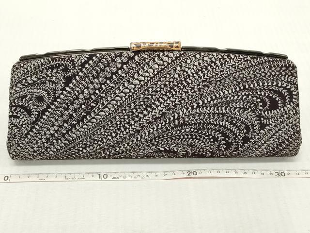 平和屋着物▼和装小物 和装バッグまとめて4点 ハンドバッグ クラッチ 草葉文 草花文 霞文 輪奈ビロード 逸品 DABI0492xg