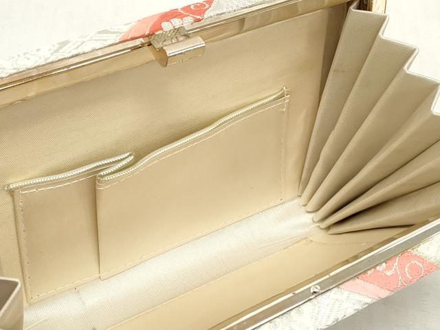 平和屋着物▼和装小物 和装バッグまとめて4点 ハンドバッグ クラッチ 佐賀錦 切嵌吉祥文 切嵌花鳥文 鶴 菊 金銀糸 逸品 DABI0495xg