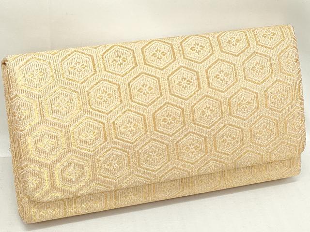 平和屋着物▼和装小物 和装バッグまとめて4点 ハンドバッグ クラッチ 佐賀錦 亀甲花文 枝松花文 金糸 逸品 DABI0497xg