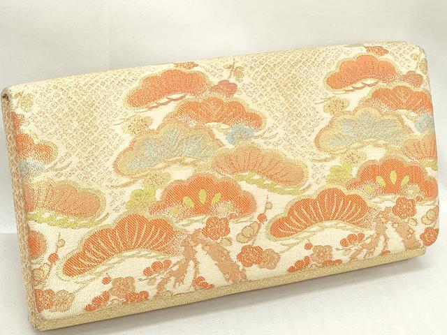 平和屋着物▼和装小物 和装バッグまとめて4点 ハンドバッグ クラッチ 佐賀錦 亀甲花文 枝松花文 金糸 逸品 DABI0497xg