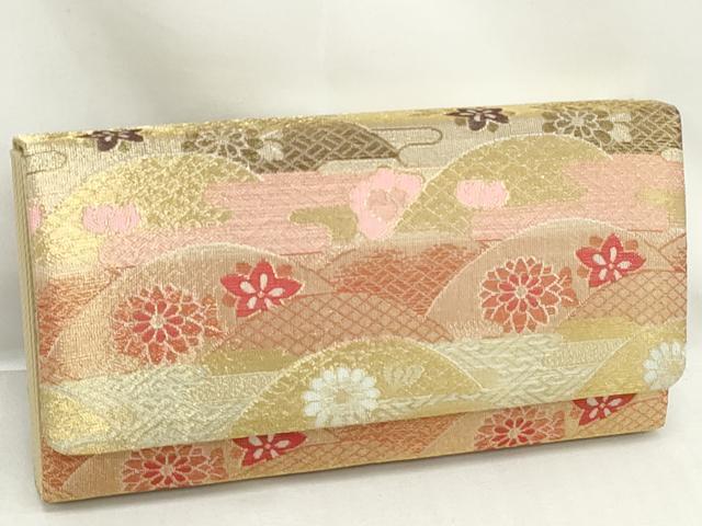 平和屋着物▼和装小物 和装バッグまとめて4点 ハンドバッグ クラッチ 佐賀錦 重ね山花文 格子 ペイズリー柄 草花文 金糸 逸品 DABI0517xg