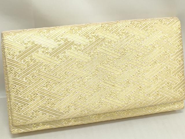 平和屋着物▼和装小物 和装バッグまとめて3点 ハンドバッグ クラッチ 佐賀錦 花蝶文 草葉文 紗綾形 金銀糸 逸品 DABI0518xg