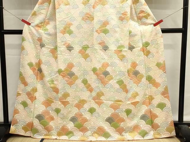 平和屋着物■訪問着 青海波 正絹 逸品 DABI0538cd