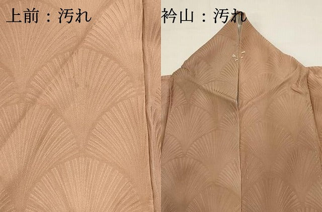 平和屋着物■上質な小紋 青海波地紋 暈し染め 正絹 逸品 DABI0547cd