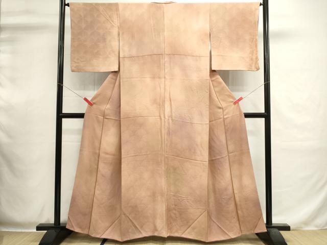 平和屋着物■上質な小紋 青海波地紋 暈し染め 正絹 逸品 DABI0547cd