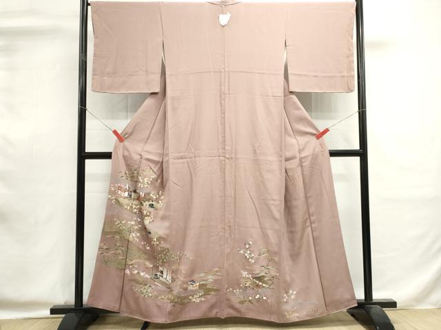平和屋着物■豪華色留袖 人物風景文 暈し染め 金彩 正絹 逸品 DABI0586cd