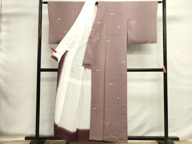 平和屋着物■上質な小紋 南天文 暈し染め 金彩 正絹 逸品 DABI0589cd