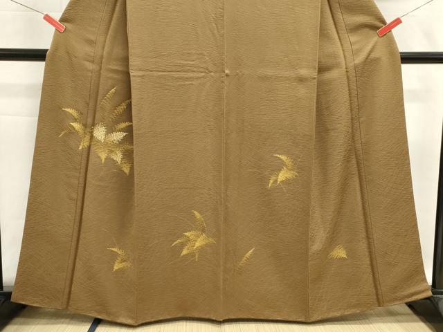 平和屋着物■訪問着 草葉文 金彩 正絹 逸品 DABI0596cd