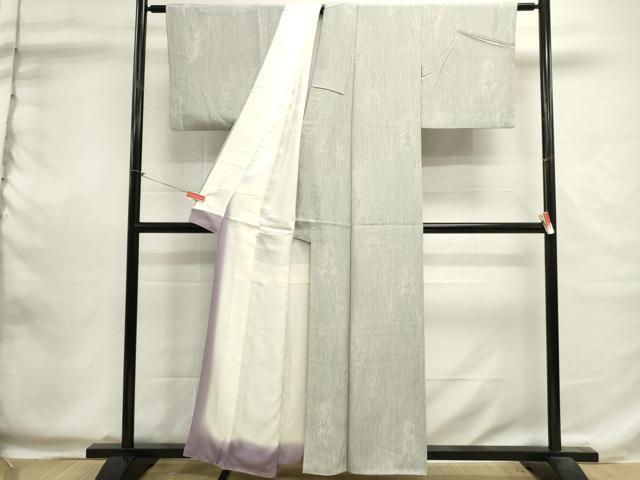 平和屋着物■上質な小紋 抽象文様 暈し染め 正絹 逸品 DABI0610cd