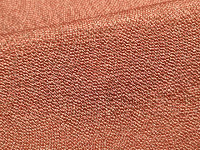平和屋着物■江戸小紋 鮫小紋柄 鬼しぼ縮緬 正絹 逸品 DABI0621cd