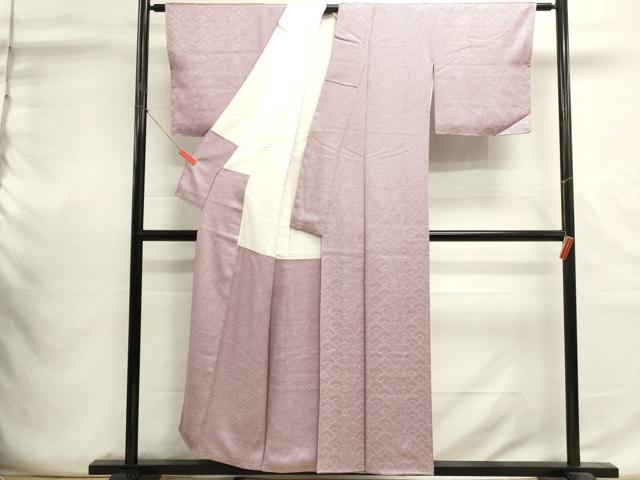 平和屋着物■上質な小紋 青海波地紋 鹿の子 正絹 逸品 DABI0623cd