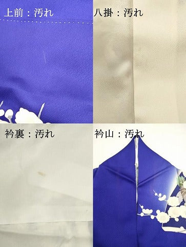 平和屋着物■豪華振袖 吉祥草花文 乱菊 暈し染め 金彩 正絹 逸品 DABI0644cd