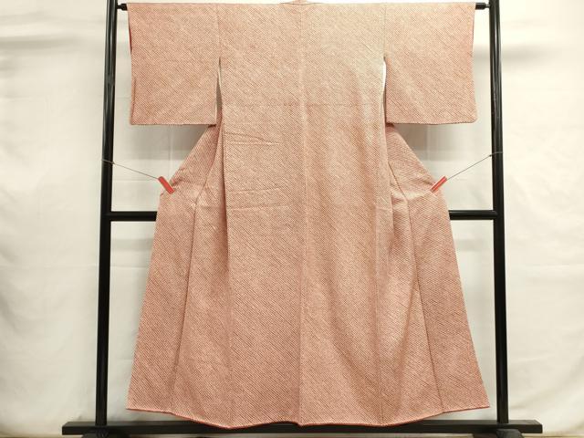 平和屋着物■大変加工の良い総絞り小紋 正絹 逸品 DABI0650cd