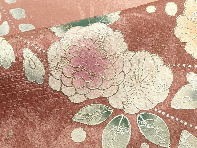 平和屋着物■訪問着 藤花房 暈し染め 金銀彩 正絹 逸品 DABI0655cd