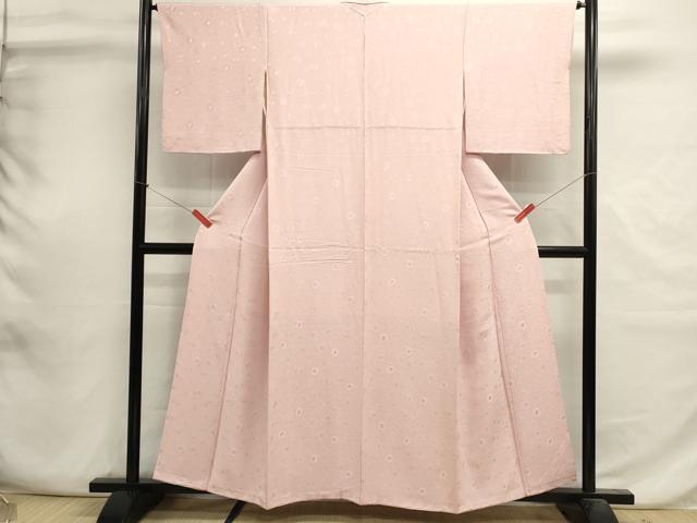平和屋着物■上質な色無地 鼓地紋 虹色 正絹 逸品 DABI0660cd