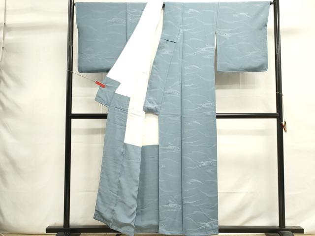 平和屋着物■上質な小紋 流水花文 正絹 逸品 DABI0762cd