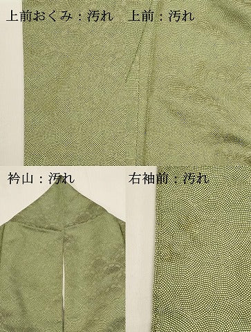 平和屋着物■江戸小紋 鮫小紋柄 青海波地紋 正絹 逸品 DABI0773cd