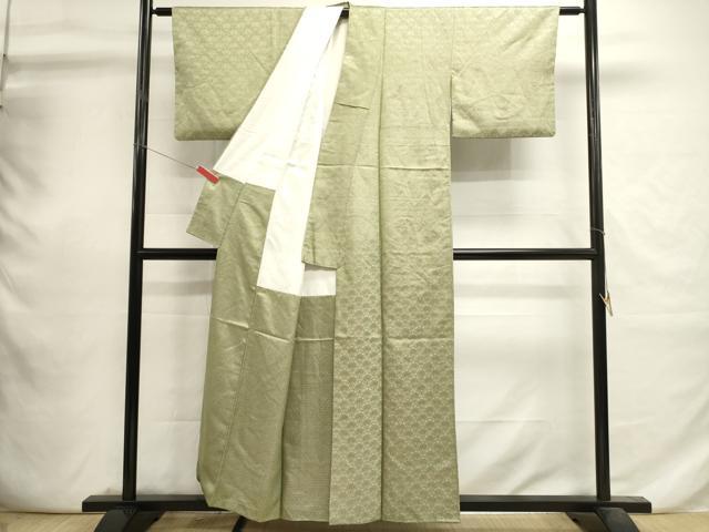 平和屋着物■江戸小紋 鮫小紋柄 青海波地紋 正絹 逸品 DABI0773cd