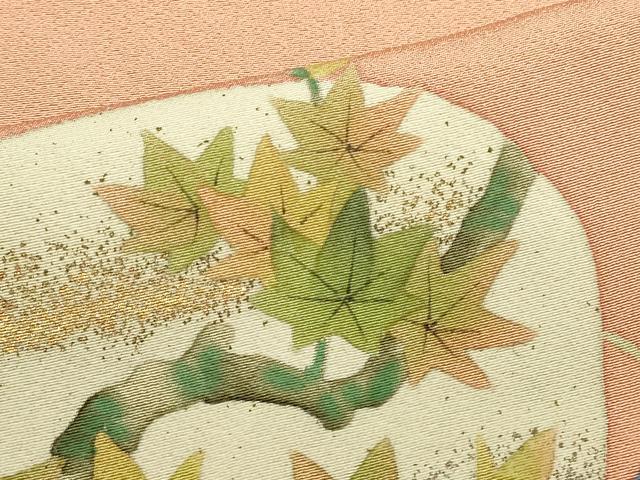 平和屋着物■訪問着 枝花文 金銀彩 正絹 逸品 DABI0789cd