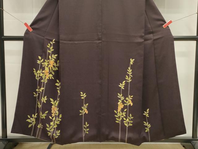平和屋着物■訪問着 刺繍 葡萄文 金彩 正絹 逸品 DABI0796cd
