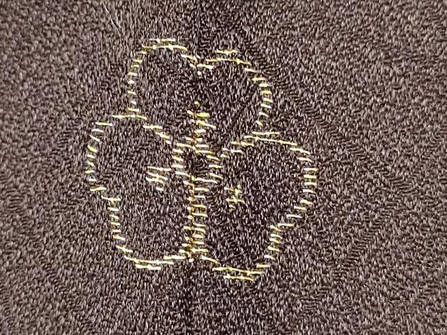 平和屋着物■訪問着 刺繍 葡萄文 金彩 正絹 逸品 DABI0796cd