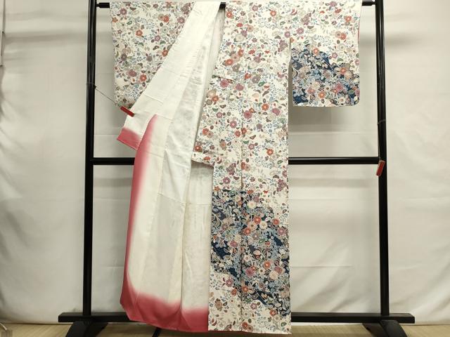 平和屋着物■訪問着 辻が花 金彩 正絹 逸品 DABI0805cd