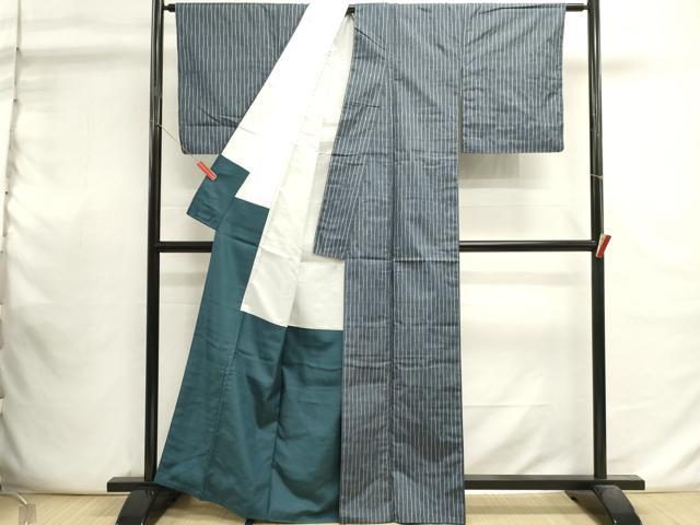 平和屋着物■上質な紬 間道 正絹 逸品 DABI0806cd