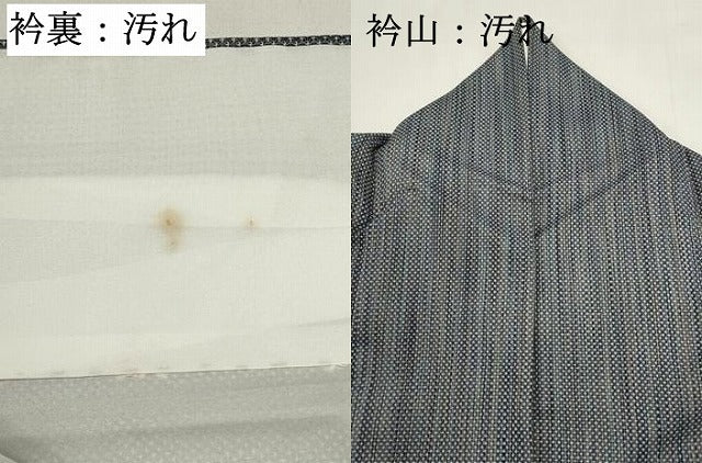平和屋着物■上質な紬 抽象間道 正絹 逸品 DABI0808cd