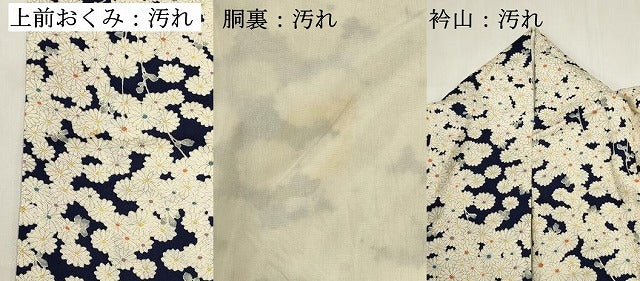 平和屋着物■上質な小紋 草花文 正絹 逸品 DABI0812cd