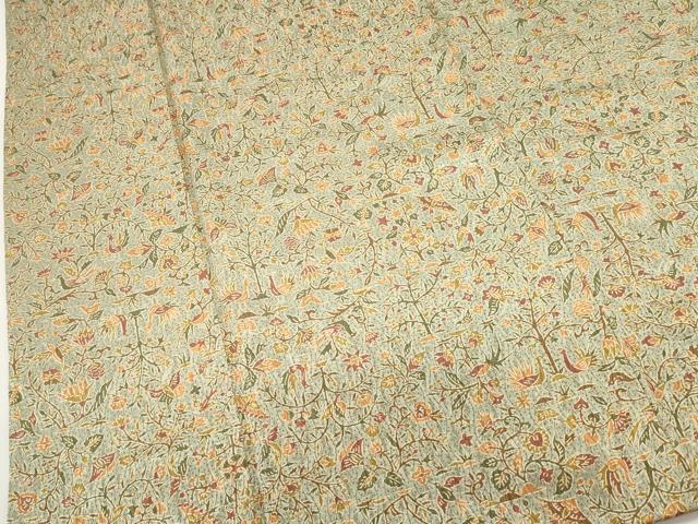 平和屋着物■上質な小紋 花鳥文 正絹 逸品 DABI0823cd
