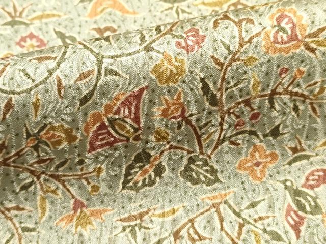 平和屋着物■上質な小紋 花鳥文 正絹 逸品 DABI0823cd