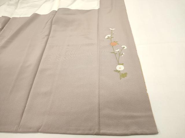 平和屋着物■豪華色留袖 草花文 暈し染め 金銀彩 正絹 逸品 DABI0831cd