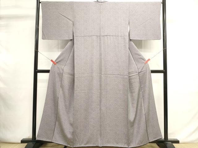 平和屋着物■江戸小紋 鮫小紋柄 黒地 正絹 逸品 DABI0852cd