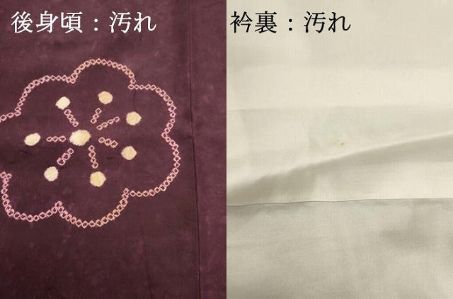 平和屋着物■訪問着 絞り 舞花文 正絹 逸品 DABI0882cd