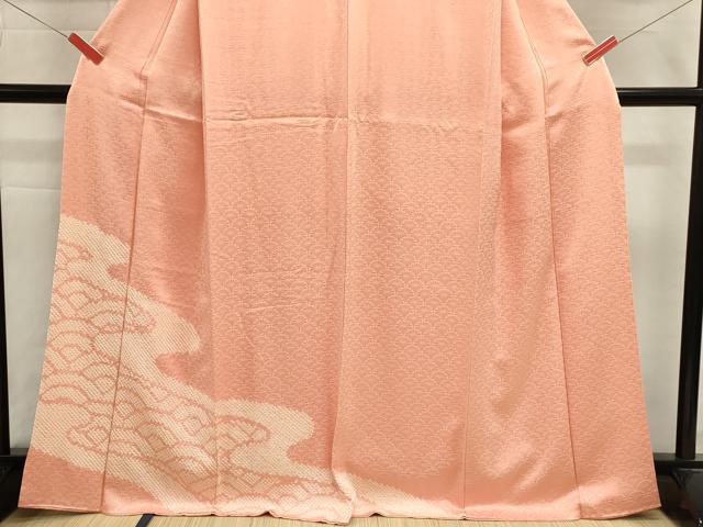 平和屋着物■訪問着 絞り 青海波 正絹 逸品 DABI0887cd