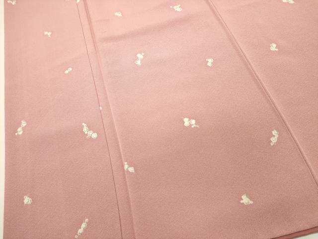平和屋着物■上質な小紋 舞梅文 大丸扱い 正絹 逸品 DABI0888cd