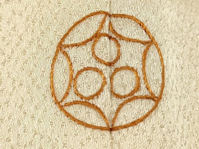 平和屋着物■訪問着 刺繍 舞花文 暈し染め 金彩 正絹 逸品 DABI0894cd