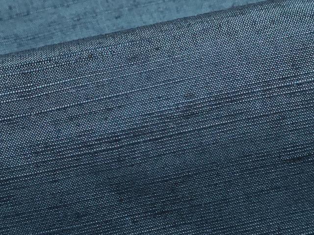 平和屋着物■男性 紬地 アンサンブル 紺瑠璃色 正絹 逸品 DABI0899cd