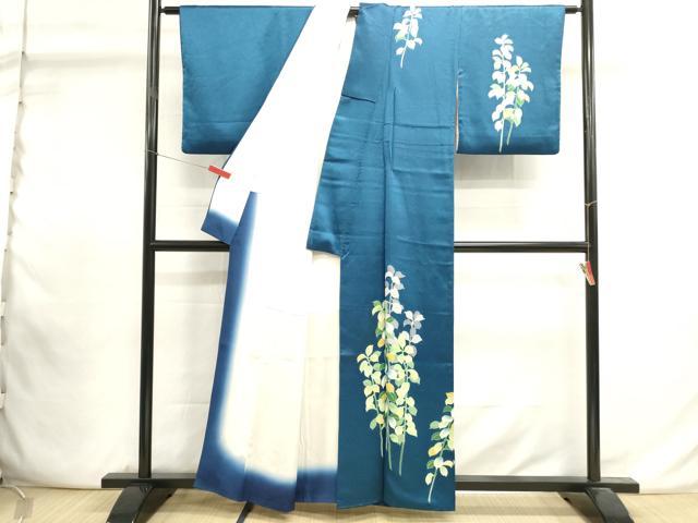 平和屋着物■訪問着 枝葉文 正絹 逸品 DABI0916cd
