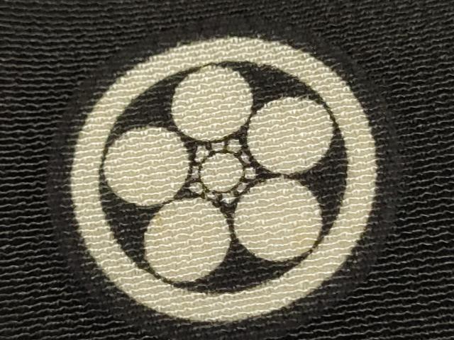平和屋着物■豪華黒留袖 刺繍 吉祥花鳥文 金彩 正絹 逸品 DABI0952cd
