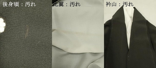 平和屋着物■豪華黒留袖 駒刺繍 御所車花文 金彩 正絹 逸品 DABI0953cd