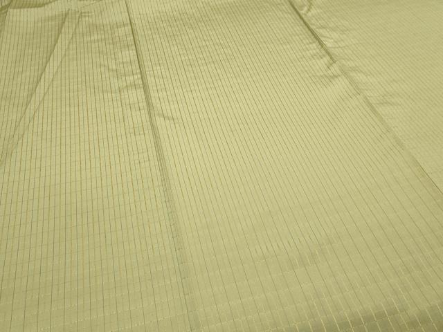 平和屋着物▽上質なお召 単衣 吉野間道 正絹 逸品 DABI1012sf