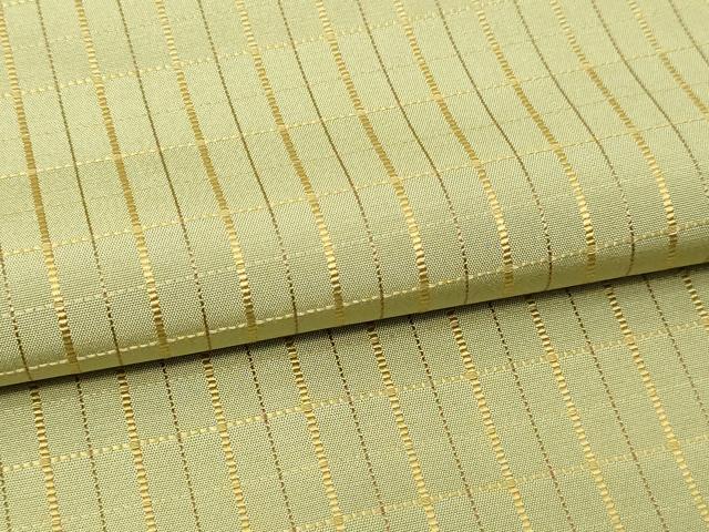 平和屋着物▽上質なお召 単衣 吉野間道 正絹 逸品 DABI1012sf